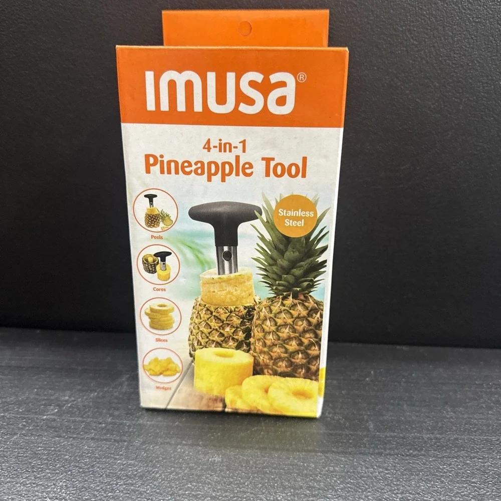 IMUSA Pineapple Tool ~ 4-in-1 Stainless Steel